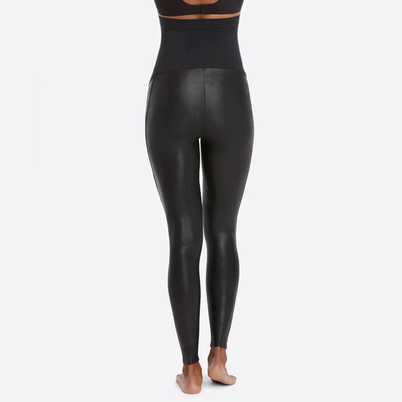 💎 Spanx Mama Faux Leather Leggings - 20201 - Picture 3 of 5